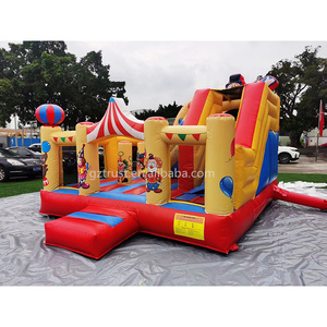 Grand château gonflable sur le thème de Noël pour enfants, parc d'attractions, maison de saut pour le divertissement des enfants - Product Image 2
