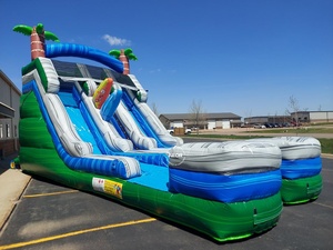 Structure <span class=keywords><strong>gonflable</strong></span> aquatique commerciale en PVC durable pour enfants et adultes, idéale pour les aires de jeux extérieures - Product Image 2