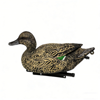 Décoy de canard colvert réaliste en plastique PE, flottant, pour la chasse, simulation d'oiseau, léger, pour aménagement paysager extérieur