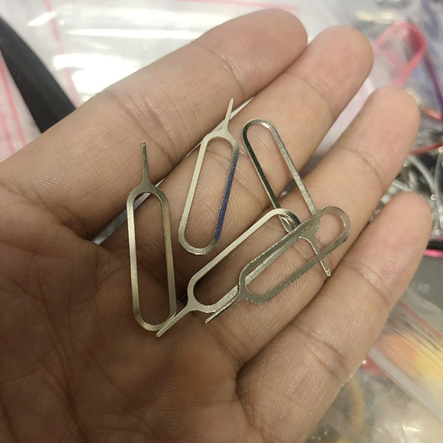 2023 New Sim Card Tray Eject Pin Key Removal Tool Stainless Steel Needle Eject Pin