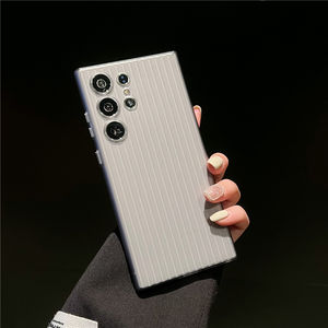 2024 nouveau étui de téléphone de Style bagage de <span class=keywords><strong>valise</strong></span> à rayures de peau mate pour <span class=keywords><strong>samsung</strong></span> galaxy S25 S24 23 Plus ultra - Product Image 6