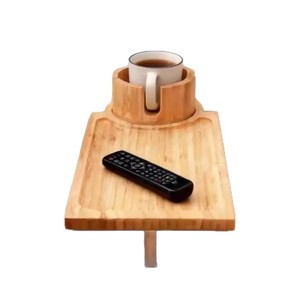 Huicheng Wooden <b>Snack</b> <b>Tray</b> With Cup Holder Multifunctional Serving <b>Tray</b> For Home Use - Product Image 5