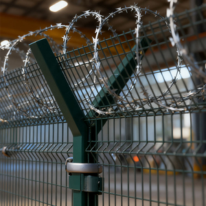 Galvanized Core 3D Welded <b>Wire</b> Fence PVC Coated for Home <b>Garden</b> Outdoor - Product Image 1