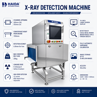 Machine d'inspection aux rayons X, équipement de détection aux rayons X industriel, précision de 0,8 mm, écran de 19 pouces, détection d'objets étrangers, testeur de métaux