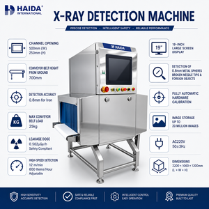 Machine d'inspection aux rayons X, équipement de détection aux rayons X industriel, précision de 0,8 mm, écran de 19 pouces, détection d'objets étrangers, <span class=keywords><strong>testeur</strong></span> de métaux - Product Image 3