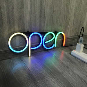 Adaptateur direct usine OEM pour enseigne néon LED de Noël DC12V, enseigne néon blanche chaude flexible, lettre néon - Product Image 1