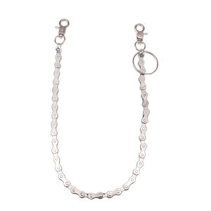 Cadena de bicicleta para hombre, cadena de cintura con anillo de Metal, accesorio de baile callejero estilo Hip Hop para hombre, duradera, de una sola vuelta, K111 163 - Product Image 5