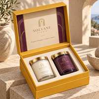 Boîte cadeau de luxe en papier style livre, idéale pour les parfums, avec marquage en relief, fabricant OEM