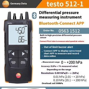 Anémomètre différentiel Testo 512-1 pour mesurer la pression différentielle de 0 à 200 hPa - Product Image 5