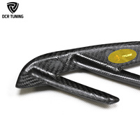 Couvre-garde-boue en fibre de carbone sèche G82 pour BMW M4 G83 G82 2021+ Grille d'aération latérale en carbone Garniture de phare Pièces automobiles
