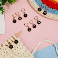 Marqueurs de point numériques créatifs outils de tissage de boucles accessoires de tissage de chandails marqueurs de point de boucle enregistreur d'aiguille numérique