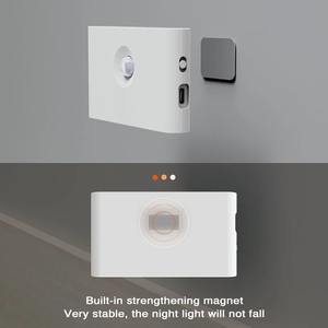 Luces Nocturnas LED Inalámbricas con Sensor de Movimiento, Inducción Humana, Carga USB, Iluminación Superior e Inferior, para Cocina, Armario, Dormitorio, Pasillo, Hogar - Product Image 6