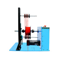 Support vertical automatique robuste pour enroulement et déroulement de câbles, dispositif d'alimentation automatique en fil et alimentateur de fil rotatif
