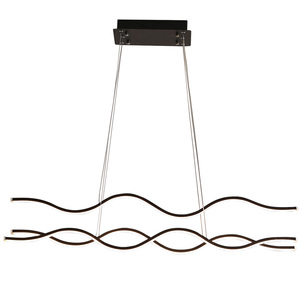Nouveau design en gros acrylique <span class=keywords><strong>vague</strong></span> led pendentif lumière moderne lampe suspendue lumière <span class=keywords><strong>lustre</strong></span> pour hôtel restaurant - Product Image 6