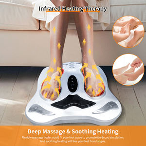 Mesin pijat kaki elektrik, Stimulator peningkat sirkulasi kaki pijat frekuensi rendah, mesin pemijat kaki elektrik dengan fungsi panas - Product Image 5