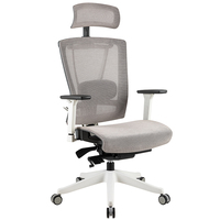 Appuie-tête moderne à dossier haut Support lombaire en maille réglable Chaise de bureau ergonomique pivotante pour direction Vente en gros