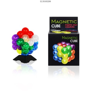 Jouet de <span class=keywords><strong>puzzle</strong></span> en cube magnétique <span class=keywords><strong>3D</strong></span>, jouet créatif de décompression, jouet éducatif pour enfants, apprentissage éducatif, soulagement du stress, <span class=keywords><strong>puzzle</strong></span> éducatif - Product Image 2