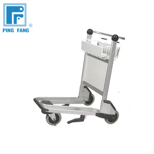 Handrem Rvs Luchthaven Bagage Trolley Winkelwagen/Luchthaven Bagage Trolley Met Auto Brake - Product Image 4