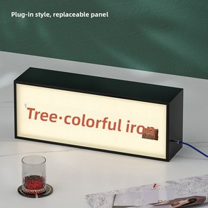 Mobile Movable Charging Stall <strong>Light</strong> Box Rectangular Replaceable Panel <strong>Light</strong> <strong>Board</strong> Desktop Logo Signboard Billboard Custom - Product Image 4