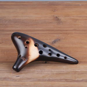 Ocarina de Cerámica Bisque de 12 Orificios SG Soprano G, Instrumento Musical Tradicional Chino para Interpretación Musical - Product Image 6