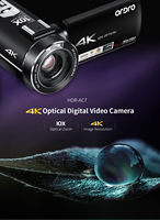 Caméra vidéo 4k full hd rouge caméra cinéma enregistrement audio caméra de tournage professionnelle 4k