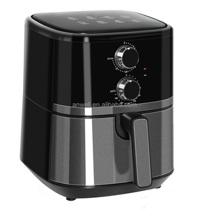 ANWELL Friteuse à air numérique 4,5 L à panier unique, commande manuelle, mini-friteuse autonome pour cuisine d'hôtel - Product Image 3