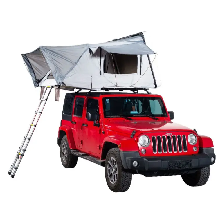 Custom Car Roof Top Tent Outdoor Folding Camping Truck Rooftop Tent for SUV Pickup Trailer with Aluminum ABS Hard Shell Cover