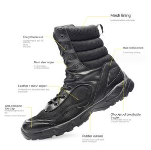 Botas TSB08 Ligeras de PU con Cierre, Zapatos Tácticos para Senderismo al Aire Libre - Product Image 3