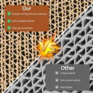 <span class=keywords><strong>Tiragraffi</strong></span> Ovale in Sisal per Gatti, Stile Carino per Gioco e Graffiatura, Design a Fiore di Ciliegio - Product Image 6