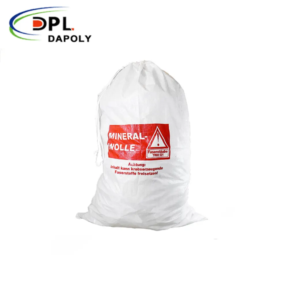 Fornitura diretta della fabbrica laminato Pp borsa intrecciata di plastica colorata intrecciata sacchetti di riso 50 Kg