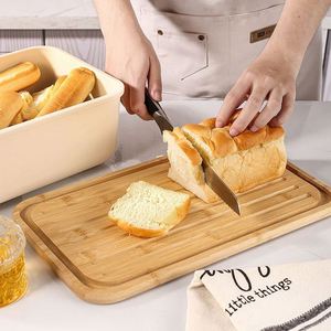 Top Selling Products 2025 Bread Box for Kitchen Storage <b>Containers</b> Large Bread Box With <b>Bamboo</b> Cutting Board Lid - Product Image 5