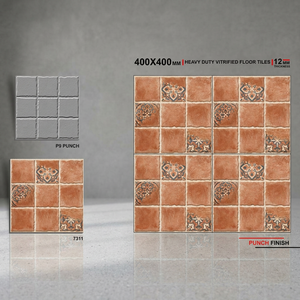 Baldosas de Porcelana Vistaar con Relieve Rústico de 40x40cm, Resistentes, Antideslizantes, para Exteriores, Estilo Indio - Product Image 2