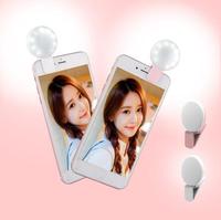 Anneau lumineux LED pour selfie sur téléphone portable avec logo personnalisé