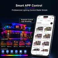 Controlador de Luces LED Programable, Sistema de Control Inteligente para el Hogar, RGB, Nube, Wifi, Sincronización con Música, 4 Salidas