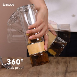 Bình Nước Thủy Tinh Hai Lớp Bình Trà Tách Nước Và Trà Cốc Cốc Có Dụng Cụ Pha Trà - Product Image 5