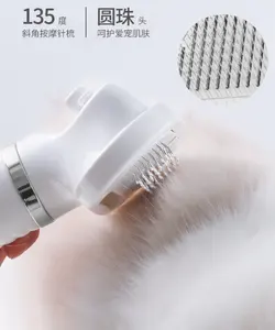 High Quality Pet Grooming Brush Custom Logo Self-Cleaning Slicker Brush Hairdryer 3 In 1 Pet Grooming Kit