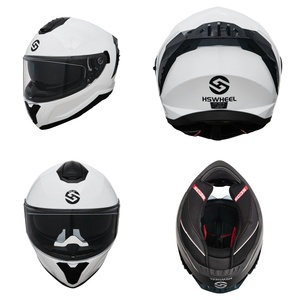 Casque intégral de <span class=keywords><strong>moto</strong></span> personnalisable homologué DOT ECE, respirant, à dissipation thermique, avec double visière pour la sécurité en cyclisme - Product Image 2