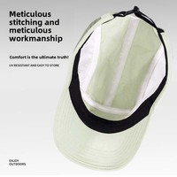 Casquette de baseball unisexe respirante et imperméable en nylon anti-UV pour l'été, la plage, le surf, l'alpinisme, réglable et polyvalente