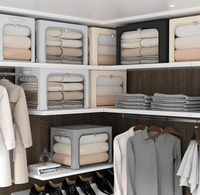 Boîte de rangement pliable personnalisée en tissu, panier de rangement, armoire de rangement, conteneur pour vêtements, linge, bureau, penderie, organisateur de placard