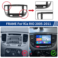 Pour Kia RIO 2005-2011 écran de voiture 9 pouces cadre Android multimédia Radio cadre Dash Kits facile intérieur accessoire installer