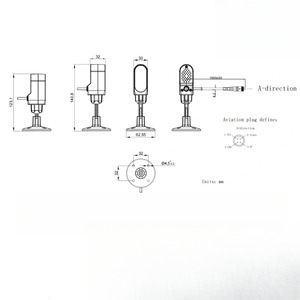 Standalone mệt mỏi giám sát AHD 720P điều khiển mệt mỏi DMS DSM máy ảnh cho xe tải xe buýt - Product Image 4