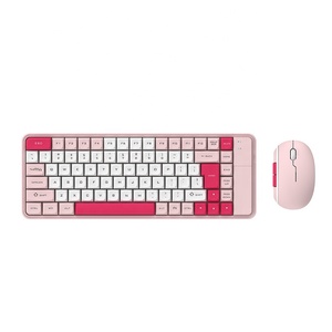 2024新着売れ筋Bluetoothsワイヤレスデュアルモードかわいいキーボードとマウスセット女性用ラップトップタブレットキーボードマウス - Product Image 4