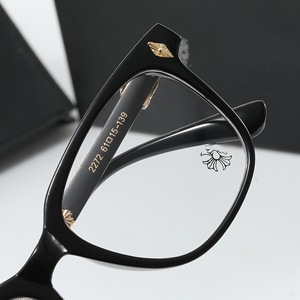 Montature per Occhiali di Lusso alla Moda CH con <span class=keywords><strong>Cornice</strong></span> Quadrata, Occhiali da Vista Classici con Lenti Piatte, Unisex, Anti Luce Blu - Product Image 4