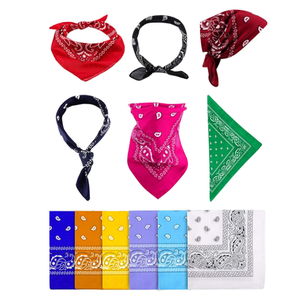 <span class=keywords><strong>Bandana</strong></span> di cotone bianco nero <span class=keywords><strong>Bandana</strong></span> di cotone 100% di benvenuto personalizzato con stampa personalizzata da fornitori cinesi - Product Image 2