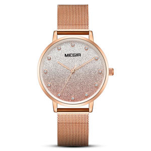 Nuevo reloj de mujer con esfera degradada, diseño ultrafino, elegante reloj de pulsera de cuarzo - Product Image 3