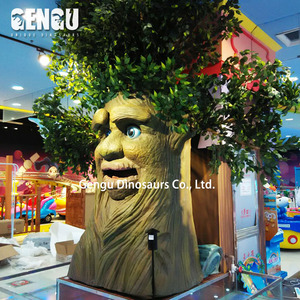Décoration d'arbre parlant animatronique d'intérieur en métal de <span class=keywords><strong>conte</strong></span> de fées pour le centre commercial d'aéroport de garderie d'école maternelle - Product Image 6