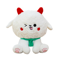 Mignon mouton blanc pacifiant peluche Figure jouet pour enfants commerce extérieur cadeaux décoratifs et Machine prix d'échange