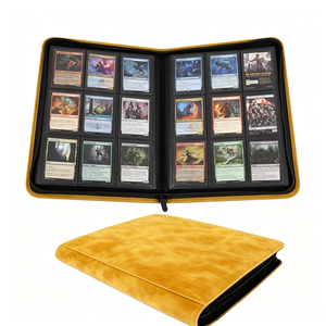 Classeur à cartes personnalisé de qualité supérieure avec fermeture éclair, classeur à 9 ou 12 pochettes, classeur Yugioh, classeur à anneaux pour cartes à collectionner - Product Image 2