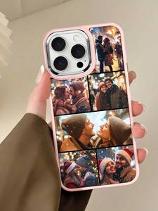 Coque de téléphone portable en silicone personnalisée avec <span class=keywords><strong>photo</strong></span> pour iPhone 16 15 17 Air Pro Max, coque arrière transparente souple, Funda Coque - Product Image 2