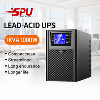 UPS Online 110v 220v UPS 1kva 1000va 900w Dengan Baterai Terpasang dan UPS Online untuk Peralatan Rumah Tangga Harga